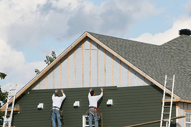 Professional Siding Replacement technician working in Export, PA